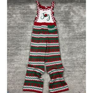 EyeShadow Tacky Ugly Christmas Sweater Party‎ Wide Leg Jumpsuit Romper Medium